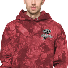 Load image into Gallery viewer, OFF THE SHELVES Embroidered Champion tie-dye hoodie
